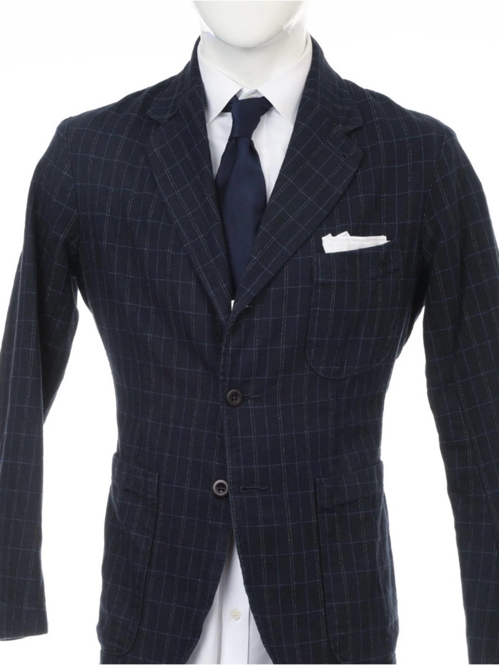 NWT RRL Indigo Herringbone Men's Blazer, M